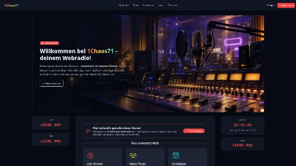 Screenshot 1Chaos71 – Desktop