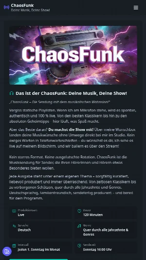 Screenshot ChaosFunk – Mobil