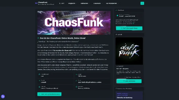 Screenshot ChaosFunk – Desktop