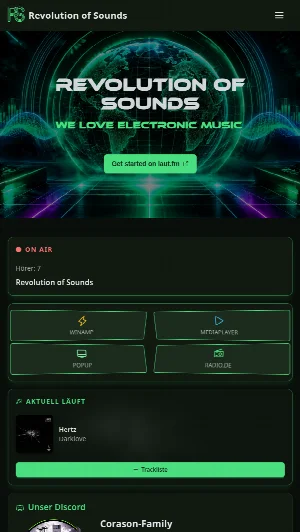 Screenshot Revolution of Sounds – Mobil