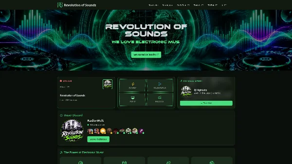 Screenshot Revolution of Sounds – Desktop